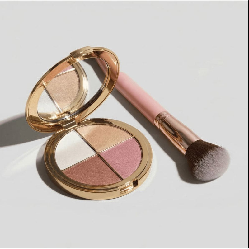 ✨ Last Day Buy 1 Get 1 Free ✨Glow Wardrobe Highlighting Eye & Cheek Palette