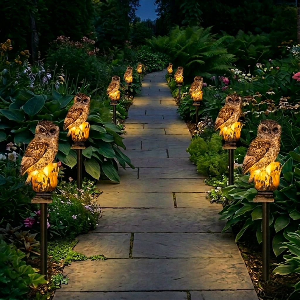 🦉 Mother's Day Sale — Buy More Save More! Solar Owl Garden Light | Waterproof, Auto On/Off 🌙✨