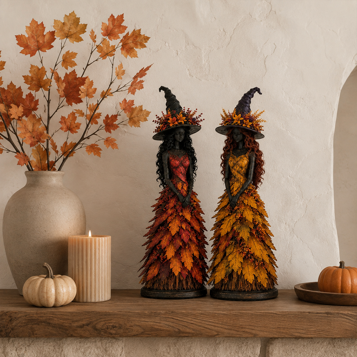 🧙♀️Enchanted Autumn Witch Figurine (📦Buy 2 Free Shipping)