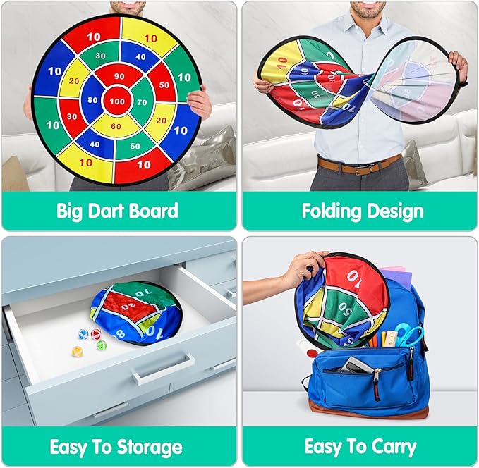 🧒👪"Little Hands, Big Bullseyes — 🎯The Safe & Fun Dart Set Built for Kids Who Love a Challenge."