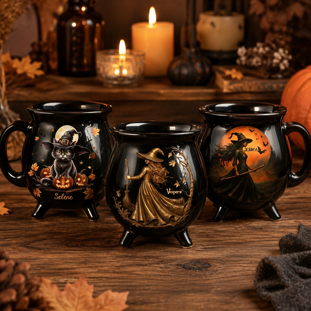 🔥Halloween Early Bird Sale🎃Custom Witch Cauldron Mug — The Ultimate Halloween Brew! 🔮💀☕️