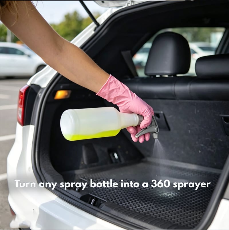 🔥🌟💦 3-Pack Universal Fit 360° Spray Bottle Adapter