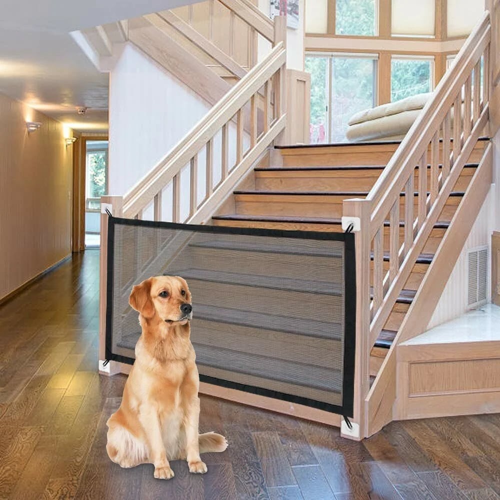 🐾 Multi-Purpose Portable Safety Gate for Kids & Pets – Doorway & Stair Guard