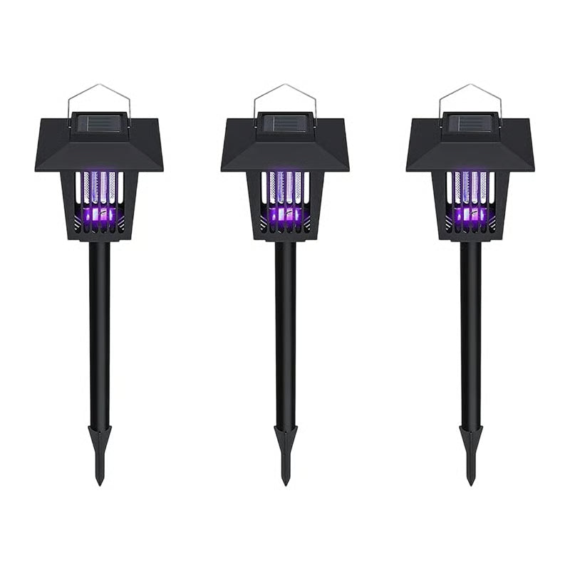 🔥Last Day 30% OFFEco-Friendly - 2-in-1 Flickering Flame - Solar Powered Mosquito & Garden Stake Light