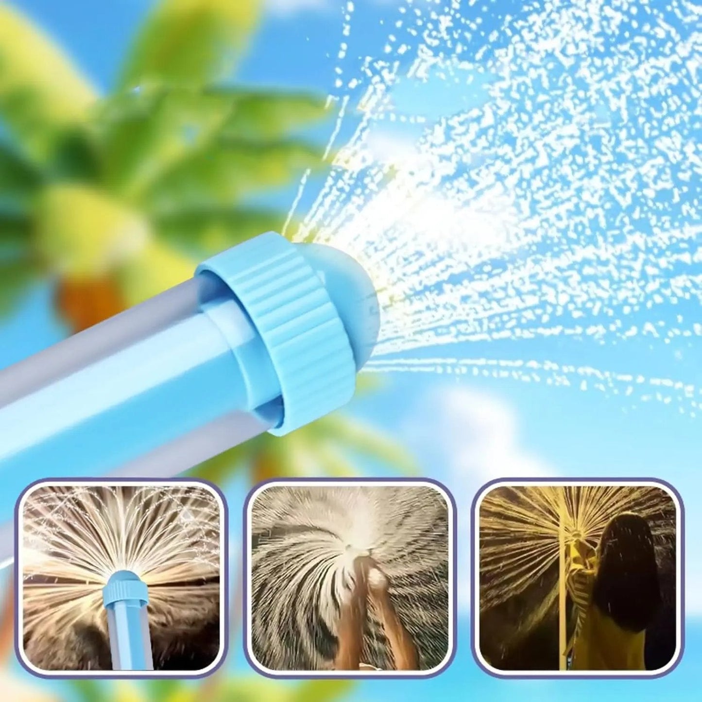 🔥360° Rotary Firework Water Blasters - Rapid-Fill Pump Action Pool Cannons for Summer Outdoor Games (Ages 3+)