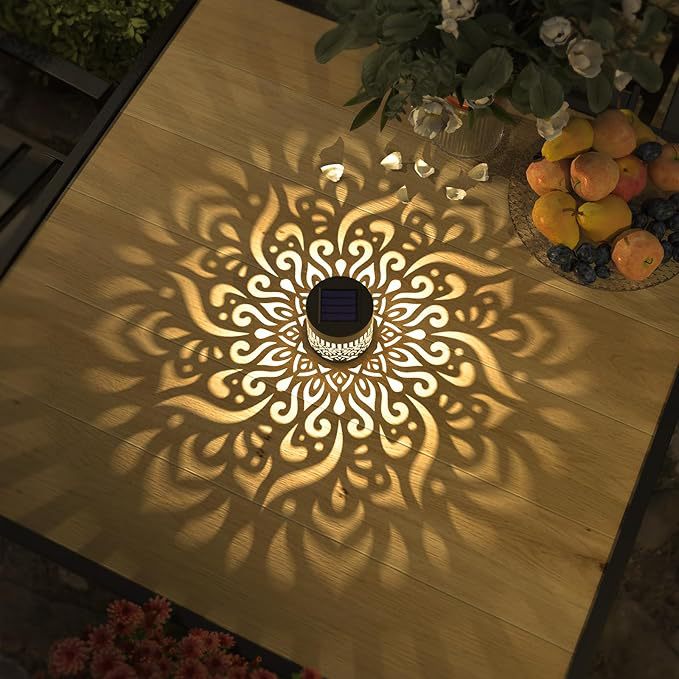 📢📢50% OFF !!!⏰Solar-Powered Mandala Projector Light