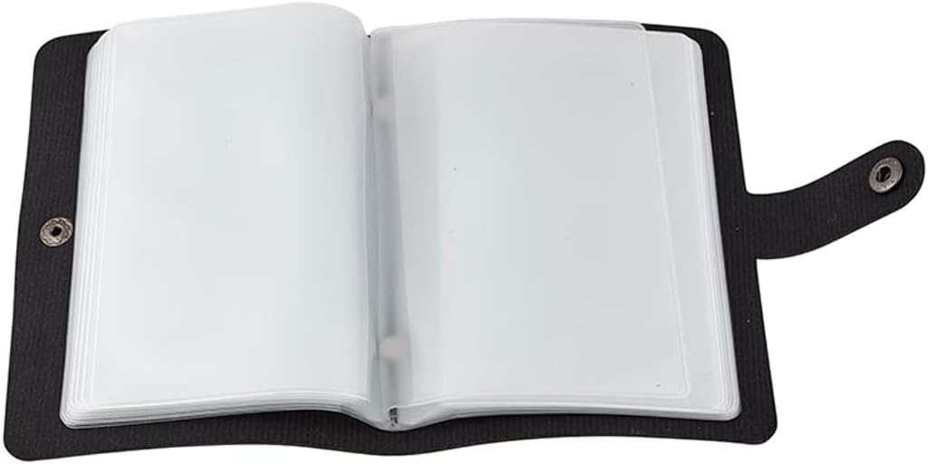 ✝️Holy Card Holder – Genuine Leather Catholic Prayer Card Organizer with 54 Prayer Cards | Snap Closure