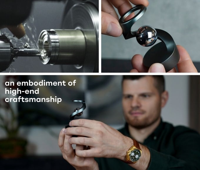 🎁 The Coolest Desk Toy Ever: Mezmoglobe Luna – Spinning Kinetic Sculpture for Focus, Stress Relief & Mind-Blowing Magic 🌟