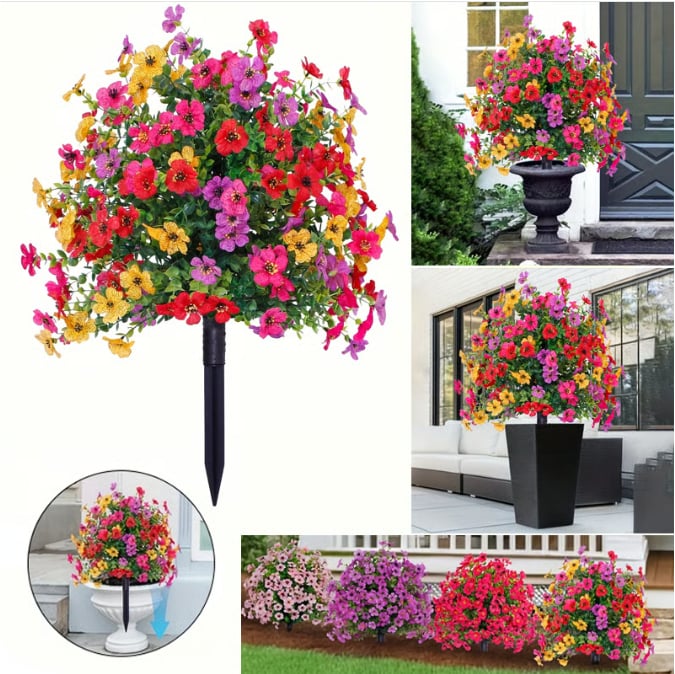 💐Outdoor/Indoor UV Resistant & Waterproof Artificial Flower Decor⏰ Limited-Time Offer🎁 Buy 3 Get 2 Free