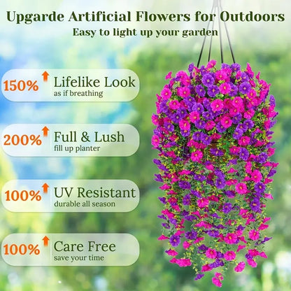 🔥Last Day 75% OFF--🌺UV Resistant Hanging Artificial Morning Glory Vine 💖