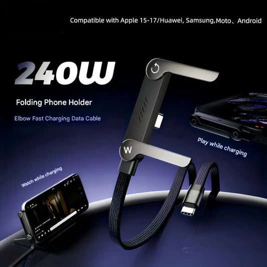 🎉 240W Super Fast Charging 360° Rotating Invisible Stand