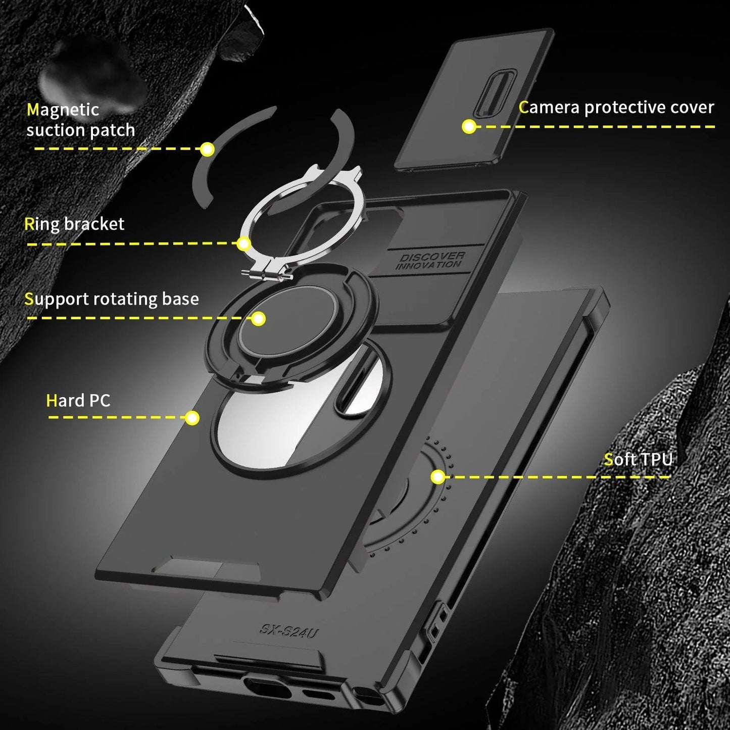 📱Measurable Premium Armor Kickstand Case for Samsung Galaxy S Series