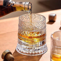Snowflake pattern—wine glass