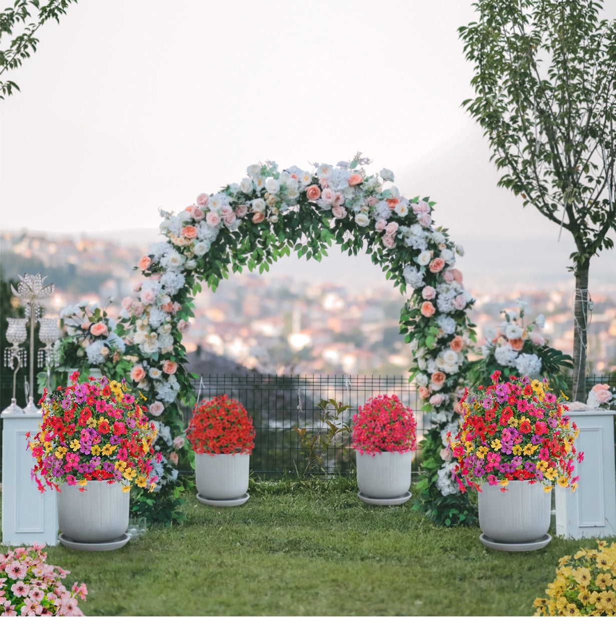 💐Outdoor/Indoor UV Resistant & Waterproof Artificial Flower Decor⏰ Limited-Time Offer🎁 Buy 3 Get 2 Free