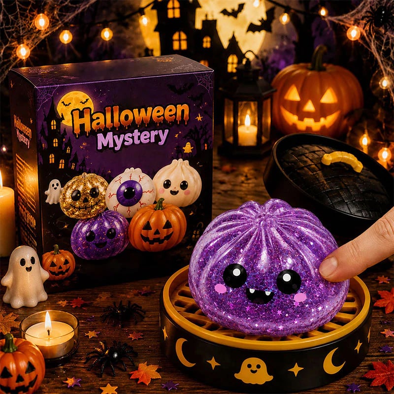 🎃 Halloween Dumpling Squeeze Squishy Toy⏰ Limited Time 46% Discount for Early Shoppers