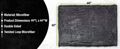 🚨 Hot Clearance! Extra Large Car Drying Towel – 1000 GSM, Quick Dry & No Scratches,Buy More Save More