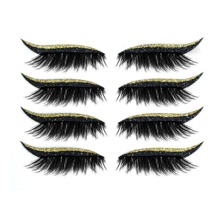 🔥Buy 2 Get 4-Reusable Glitter Eyeliner Lash Stickers