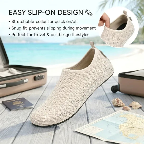 Women's Barefoot Water Shoes Travel House Slippers