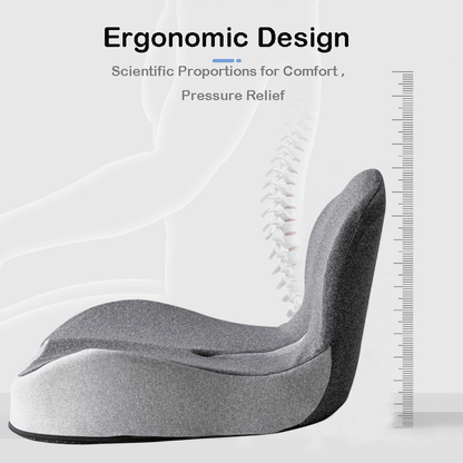 💺 Ergonomic Seat Cushion | 🦴 Tailbone Relief 🧊 Cool & Breathable 🏠 Use Anywhere