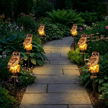 🦉 Mother's Day Sale — Buy More Save More! Solar Owl Garden Light | Waterproof, Auto On/Off 🌙✨