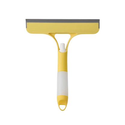 3-in-1 Glass Cleaner — Scraper + Squeegee + Scrubber | Window, Mirror & Car Windshield Tool