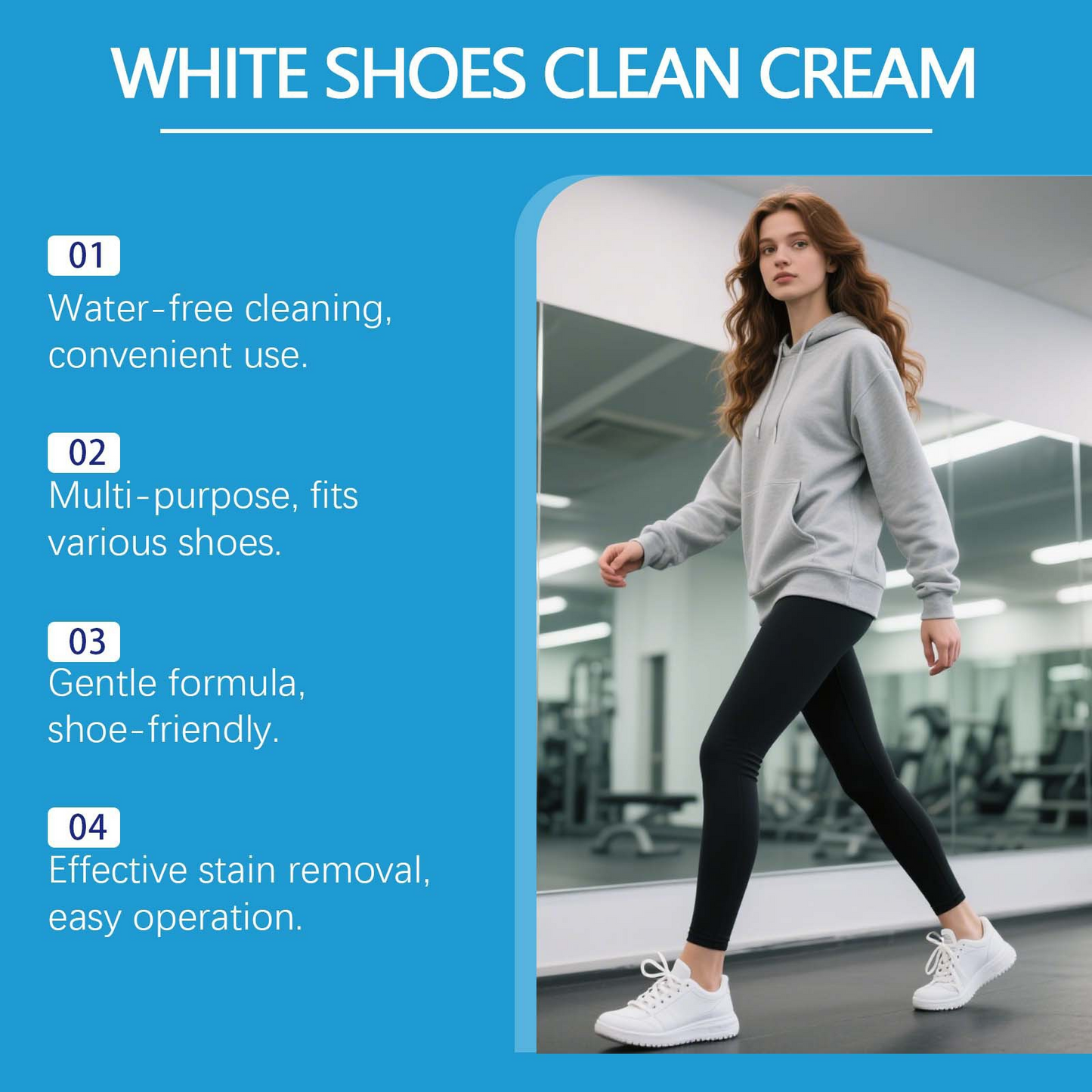 💥50% OFF Today Only — White Shoes Clean Cream | Waterless & Instant Results ✨