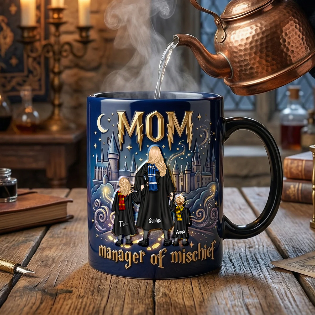 【MothersDayGift】🔥 Final Day – 50% OFF 🔥🧙That 'Hot Coffee' Magic: Watch Her Fantasy School Mom Side Come to Life ☕✨