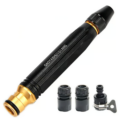 Fomonest™ Heavy-Duty Metal Garden Hose Nozzle – 10x Water Pressure, Zero Leaks