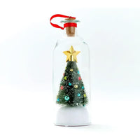 Recorded Christmas Tree Bottle Letters - Green
