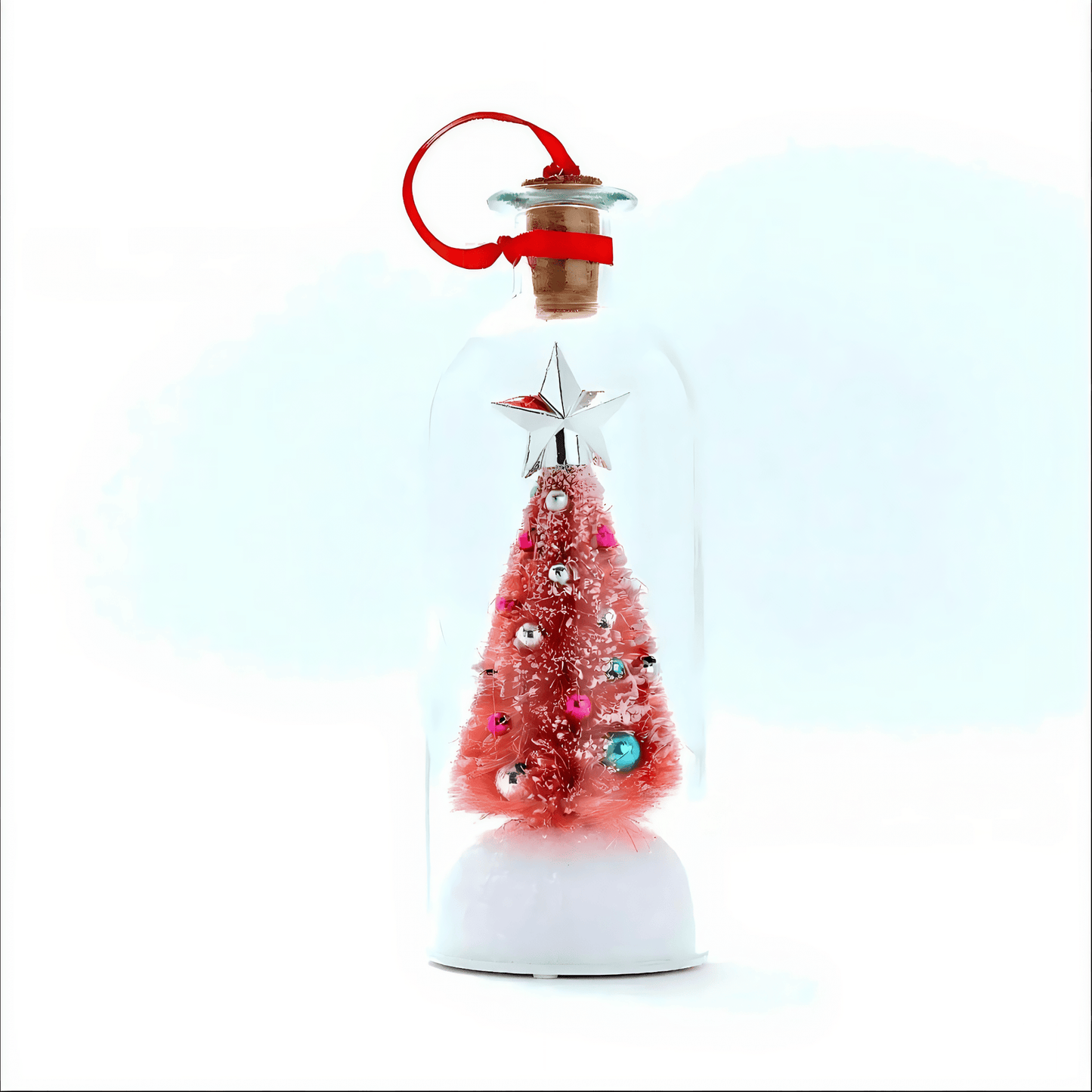 🎄Christmas Tree Message Bottle Ornament |🎁Voice Recording Keepsake Gift | 🔋AAA Batteries Not Included