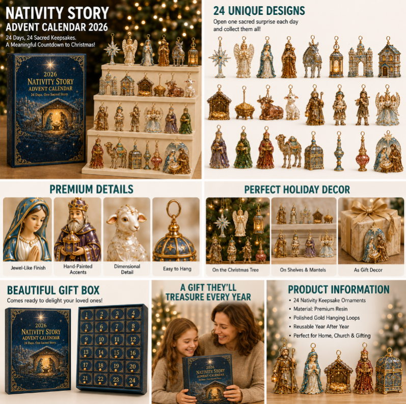 🔥Last 30pcs✨⏰ Limited anniversary edition✨49% OFF!🔥2026 Advent Calendar: The Coming of Jesus