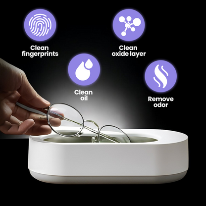 ⏰ 50% OFF Today — Ultrasonic Glasses Cleaner | Deep Clean in Minutes