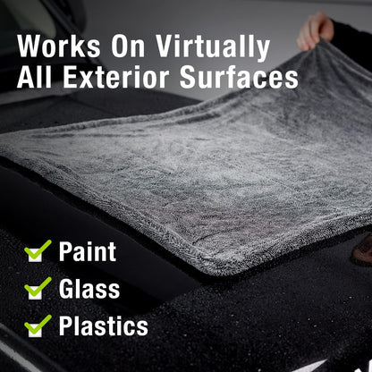🚨 Hot Clearance! Extra Large Car Drying Towel – 1000 GSM, Quick Dry & No Scratches,Buy More Save More