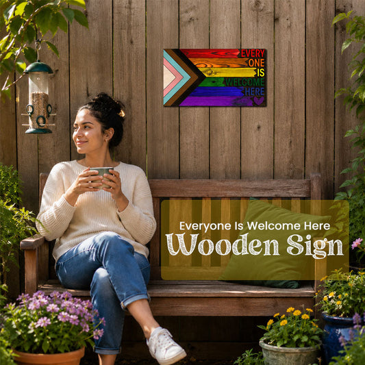 🌈❤️ “Everyone Welcome” Sign