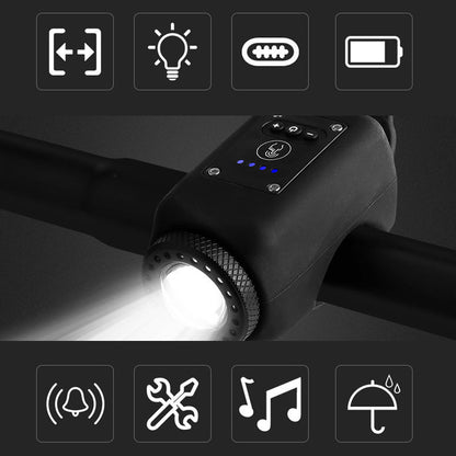 🚵 Mountain Bike Electronic Horn Bell – Loud 120dB, weather-resistant & easy mount – keeps you safe on trails or streets 🚲