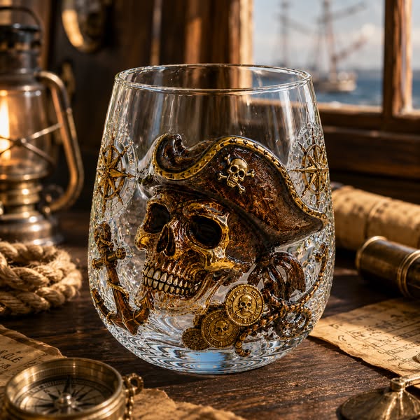 Release The Kraken Pirate Glass Collection — 3-Piece Legendary Ocean Treasure Set - KRAKEN RISE GLass