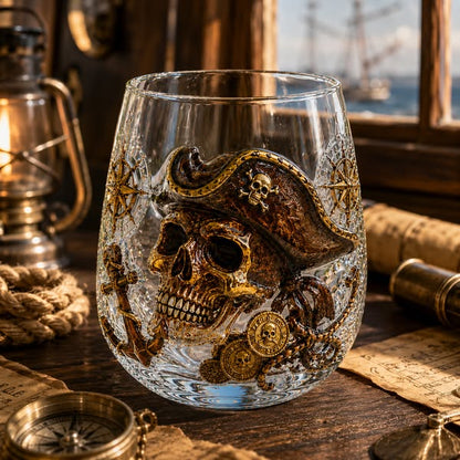 Release The Kraken Pirate Glass Collection — 3-Piece Legendary Ocean Treasure Set - KRAKEN RISE GLass