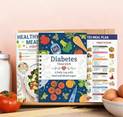 🔥📘✨Special for Diabetes🔥Diabetes Tracker Book with Food List