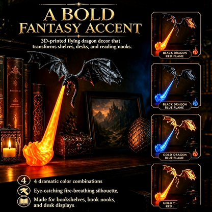 🐉Ember Wing — Dragon Flame Corner Decor