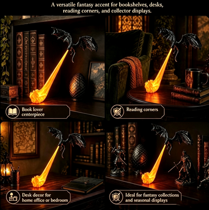 🐉Ember Wing — Dragon Flame Corner Decor