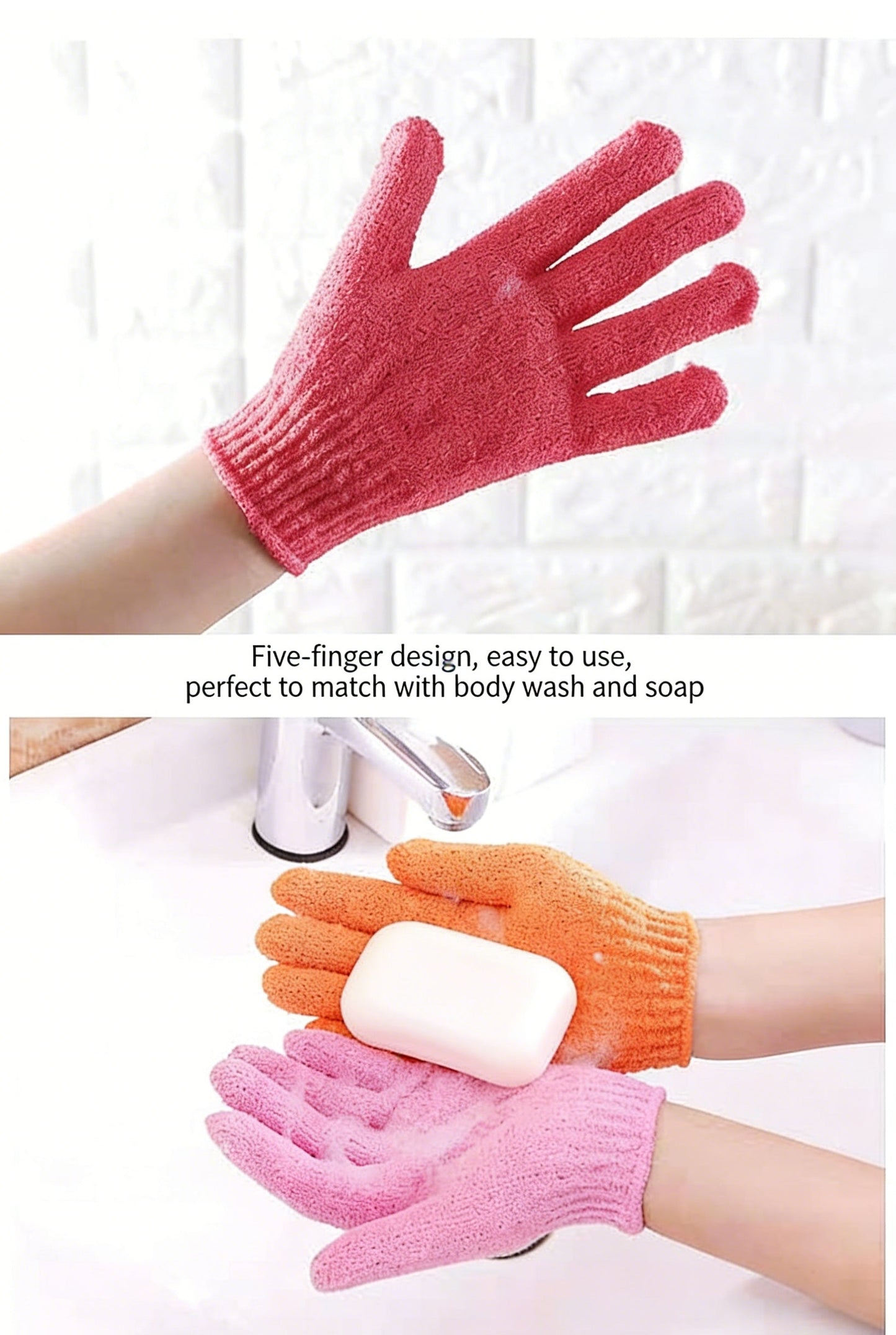 💥 Exfoliating Bath Scrub Towel — Silky Smooth Skin in Minutes
