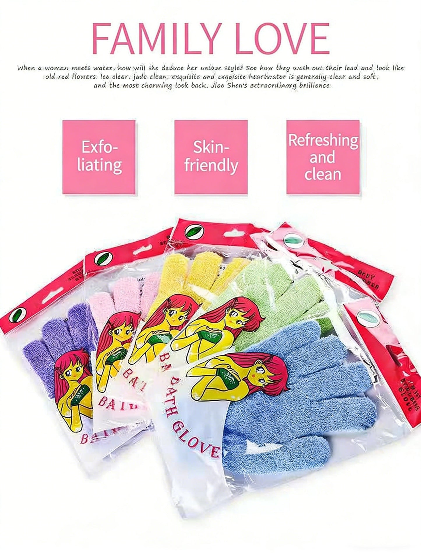 💥 Exfoliating Bath Scrub Towel — Silky Smooth Skin in Minutes