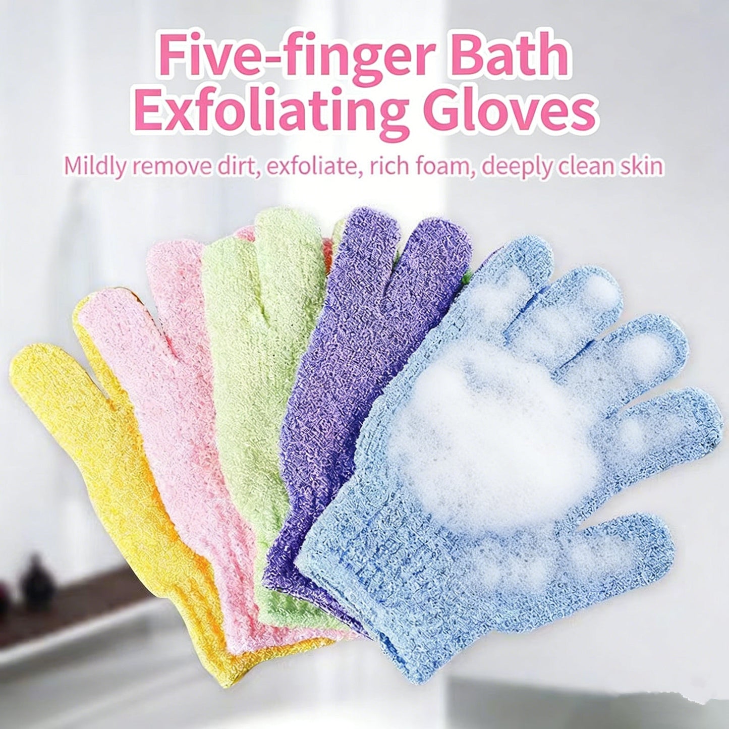 💥 Exfoliating Bath Scrub Towel — Silky Smooth Skin in Minutes