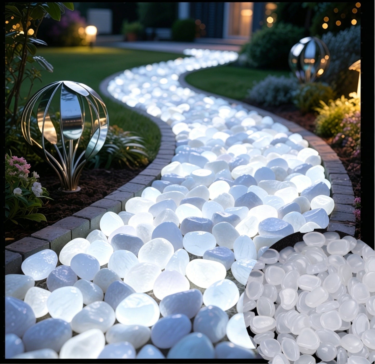 🏆Flash Sale⚡ 50K+ SOLD! Almost Gone-💥Glow In The Dark Rocks - Illuminate Your Outdoors with Enchanting Glow!