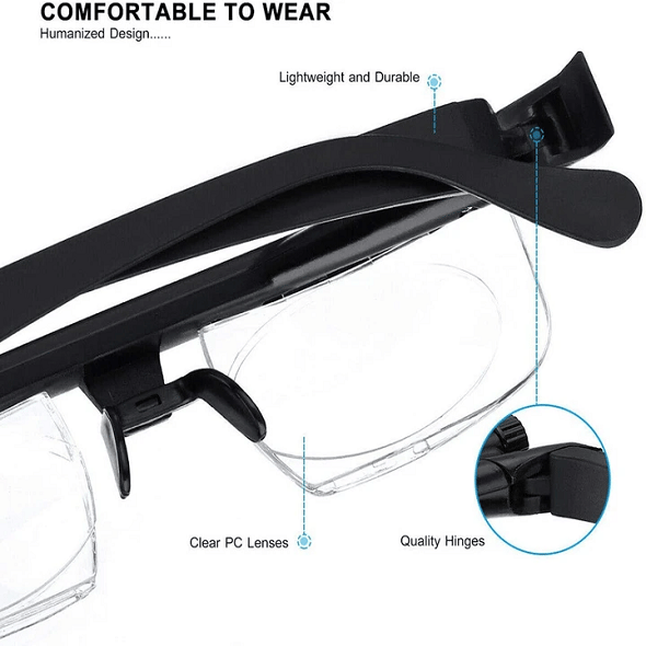 🔥 Adjustable Focus Glasses – 💥Buy 1 Get 1 Free👁️