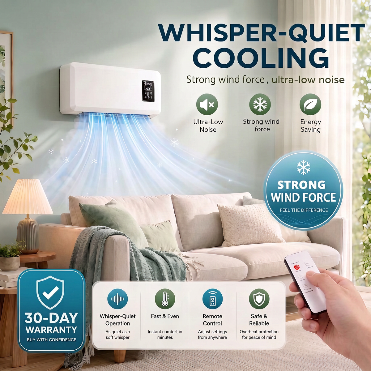 🔥3-Year Warranty🔥Portable No-Installation Air Conditioner(🌲U.S. Energy Savings Event🌲)
