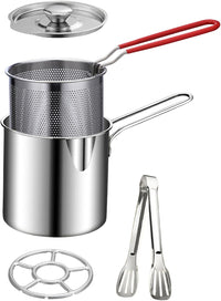 🔥5pcs（Pot + Filter Screen + Steel Lid + Tongs + Stove Stand）