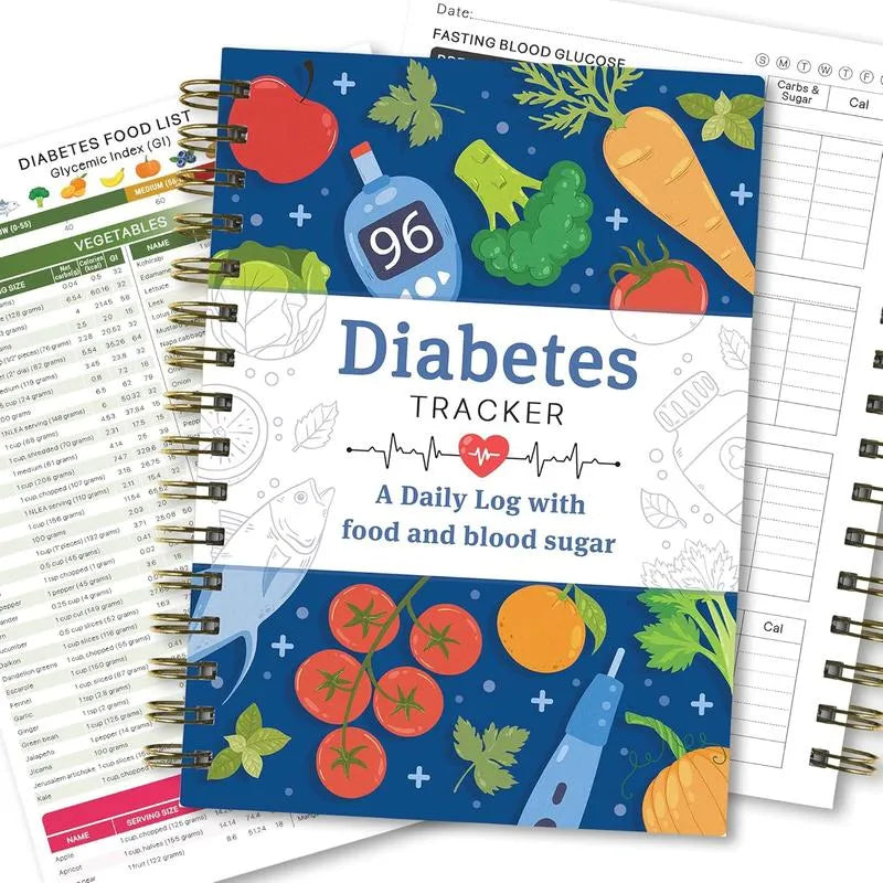 🔥📘✨Special for Diabetes🔥Diabetes Tracker Book with Food List