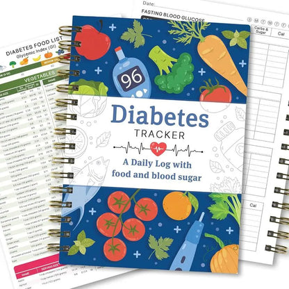 🔥📘✨Special for Diabetes🔥Diabetes Tracker Book with Food List