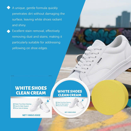 💥50% OFF Today Only — White Shoes Clean Cream | Waterless & Instant Results ✨